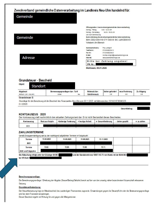 Grundsteuerreform - bildliche Darstellung neue Grundsteuer Bild 5
