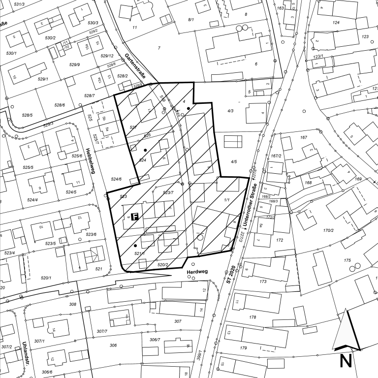 Bebauungsplan Buch Gartenstraße Süd